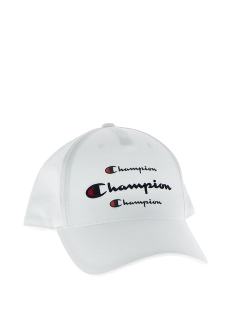Champion Men's Print Cotton Cap in White