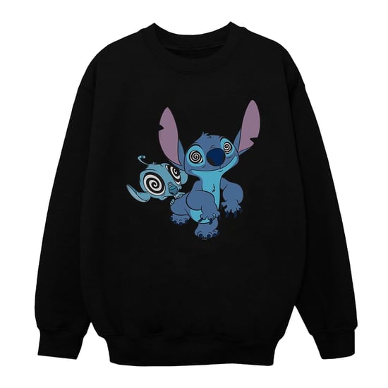 Disney Girls Lilo And Stitch Hypnotized Sweatshirt (Black)