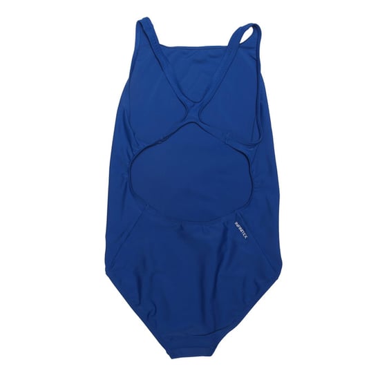 Girl's adidas Junior Badge Of Sport Swimsuit in royal white