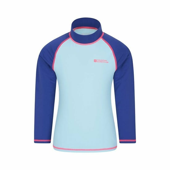 Mountain Warehouse Childrens/Kids Long-Sleeved Rash Top (Mint)