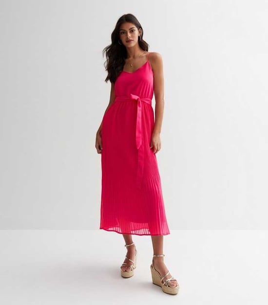 Cami Top Plissiertes Midikleid - Image 1