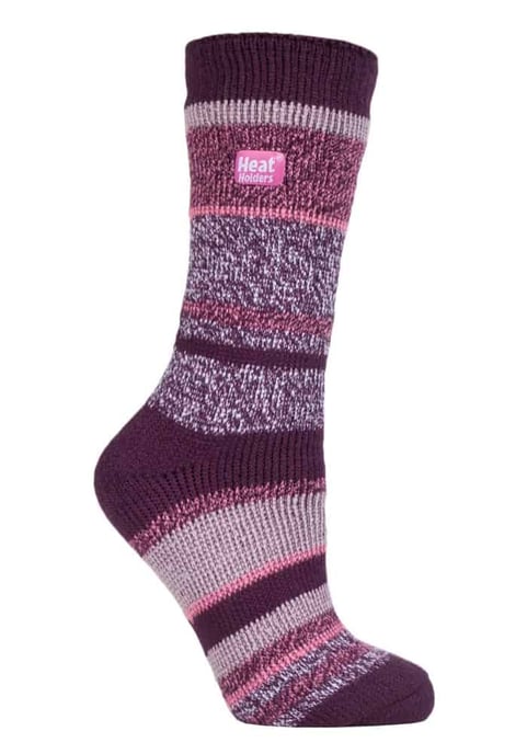 Heat Holders - Gemusterte warme Damen-Winter-Thermosocken 4-8 UK - Image 1