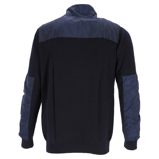 Prada Windbreaker aus navyblauer Wolle und Nylon - Image 3