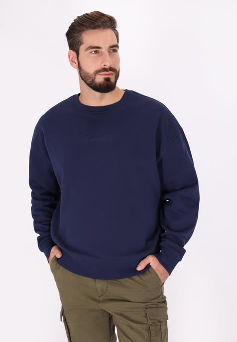 Dreimaster Sweatshirt Herren Marine - Image 3