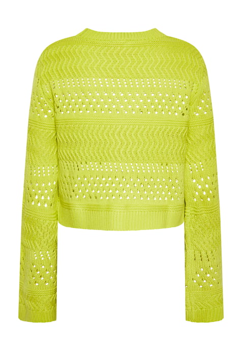Mymo Strickjacke Damen Limone - Image 2