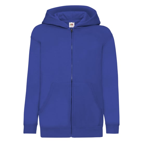 Fruit of the Loom - "Classic" Hoodie mit durchgehendem Reißverschluss für Kinder (Königsblau) - Image 1