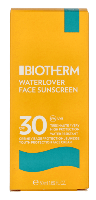 Biotherm Waterlover Face Sunscreen Cream SPF30. - Image 2