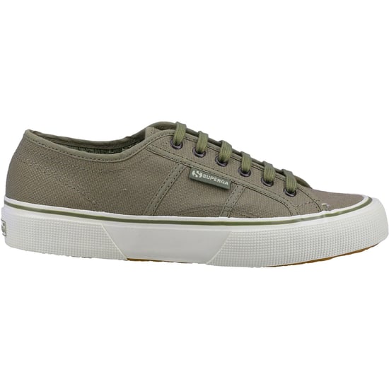 Superga 2490 Bold Cotton Herren Grün Safari Turnschuhe - Image 4
