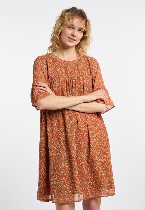 Dreimaster Kleid Damen Orange Mehrfarbig - Image 3