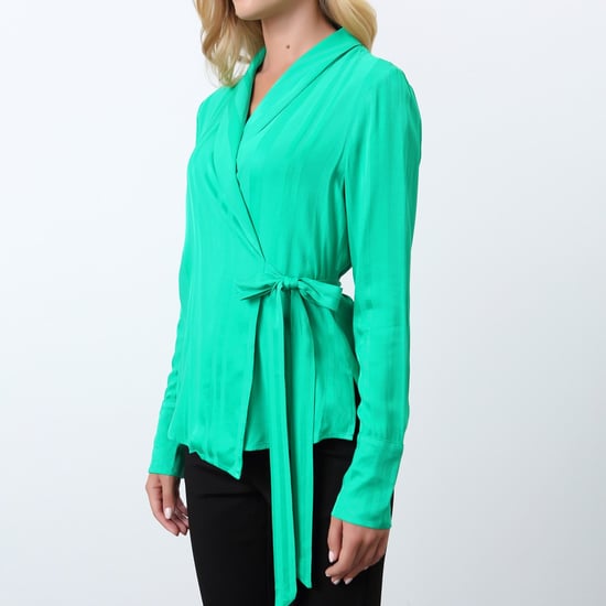 Wrap blouse