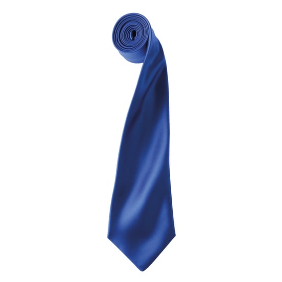 Premier Herrenkrawatte aus Satin (schmales Blatt) (Royal) - Image 1