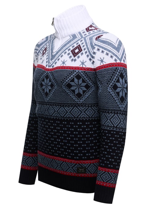 Rusty Neal Norweger Pullover Blau - Image 4