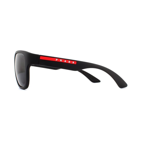 Prada Sport Sunglasses PS01US DG05S0 Black Rubber Grey
