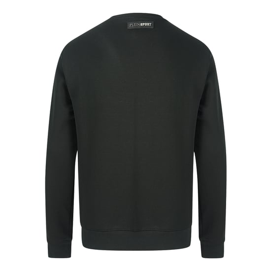 Philipp Plein Sport Gold Logo Schwarzer Pullover - Image 2