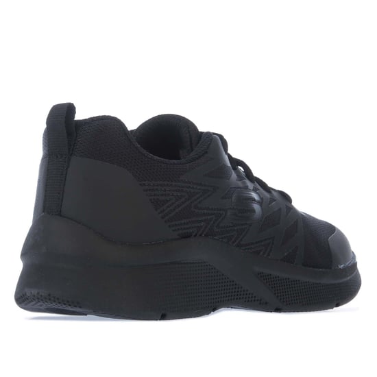 Skechers Kinder Quick Sprint Turnschuhe für Jungen in Schwarz - Image 3