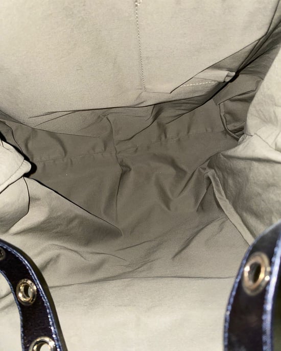 Stella McCartney Tote-Tasche mit Geldbörse aus blauem Kunstleder - Image 4