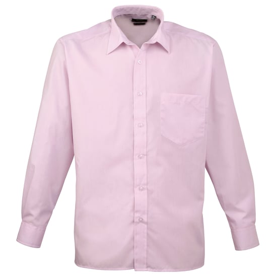 Premier - "Premier" Formelles Hemd für Herren Langärmlig (Pink) - Image 1