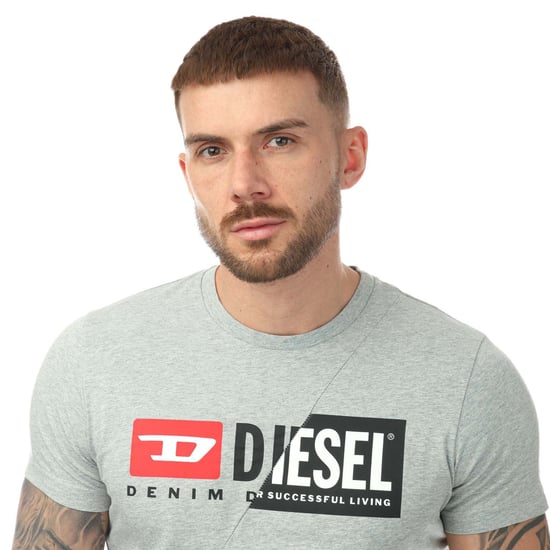 T-shirt T-Diego Cuty Maglietta Diesel Pour Homme en Gris - Image 4