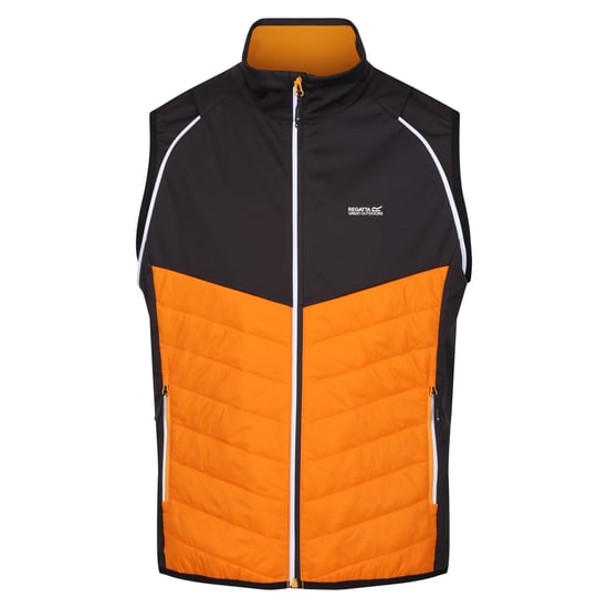 Regatta Mens Steren Hybrid Soft Shell Jacket (Orange Pepper/Ash)
