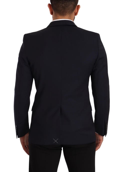 Dolce & Gabbana Herren Dunkelblauer Einreiher Mantel MARTINI Blazer - Image 2