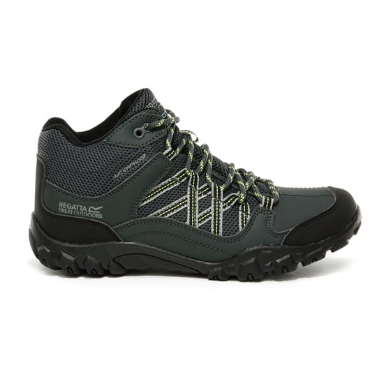 Regatta Childrens/Kids Edgepoint Stiefel (Briar Grey/Electric Lime) - Image 4