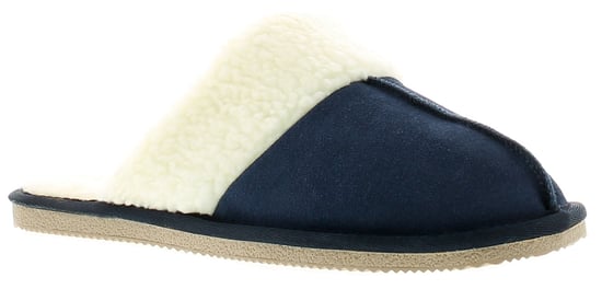 Hush Puppies arianna leather womens ladies mule slippers navy