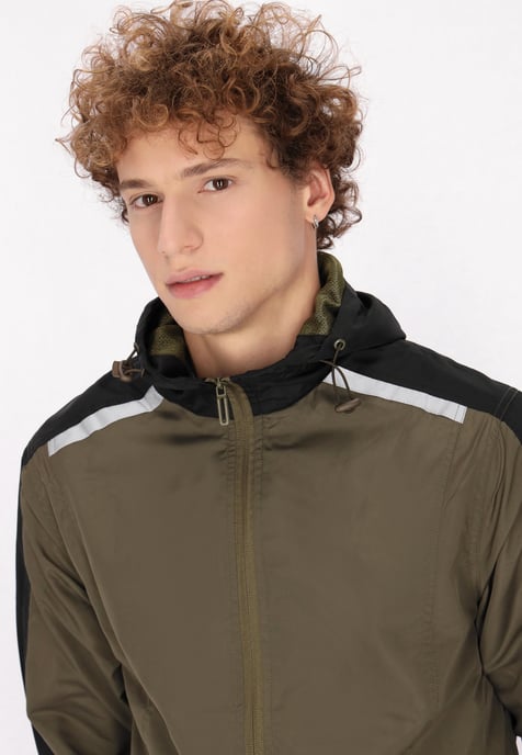Mo Jacke Herren khaki/schwarz - Image 5