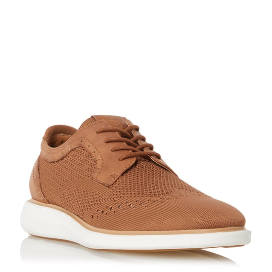 Dune Mens BARBED Wedge Sole Lace Up Brogue Shoes