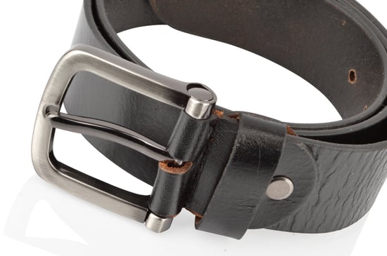 Mens Classic Black Jean Belt 38mm