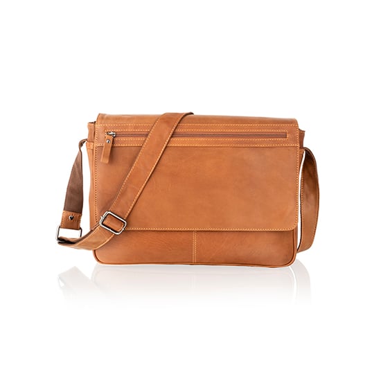 Men’s Texan Retro Leather Messenger Bag, Men’s Shoulder Bag