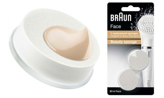 Braun Silk Epil Fce Se80-B Bty Spnge Ref 2ct