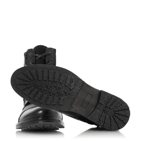 Dune Mens CLOVELAND Buckle Zip Detail Boots