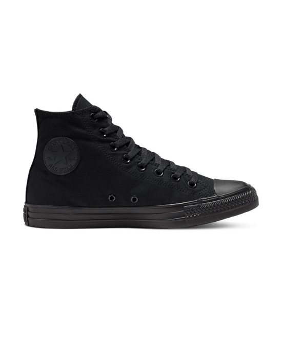 Converse All Star Unisex Chuck Taylor High Top Turnschuhe - Schwarz Monochrom - Image 1