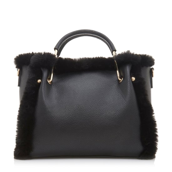 Dune DTEDDDY Medium Faux Fur Lined Tote Bag