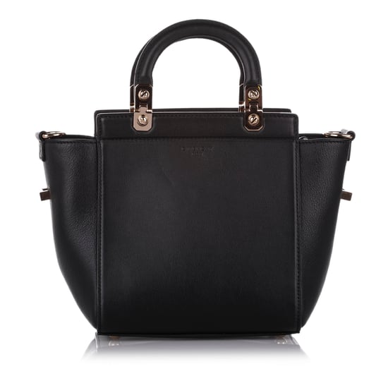 Vintage Givenchy HDG Leather Satchel Black - Image 1