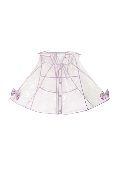 Bow Detail Rain Cape