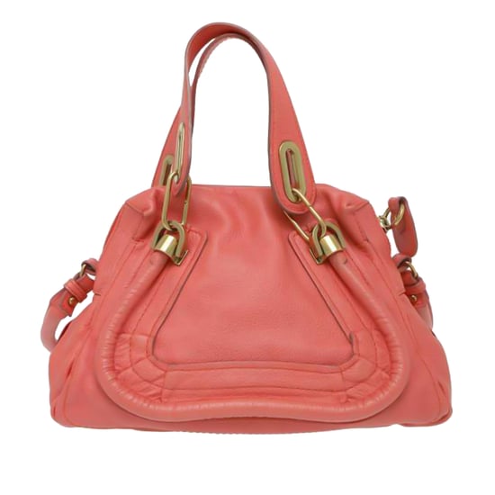 Vintage Chloe Paraty Leather Satchel Pink - Image 1
