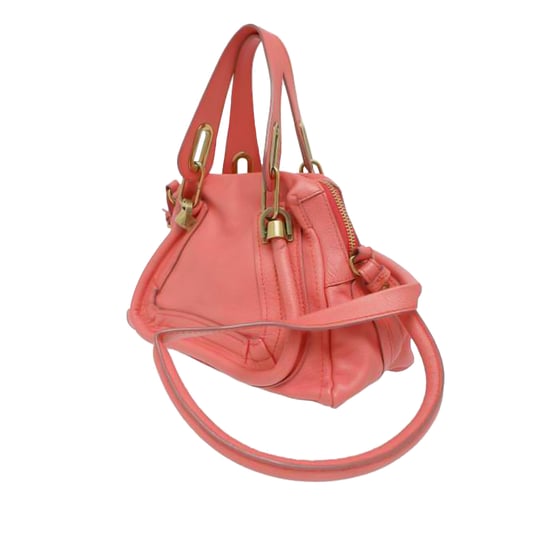 Vintage Chloe Paraty Leather Satchel Pink - Image 2