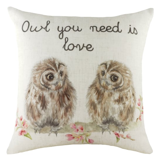 Hedgerow Owls Cushion