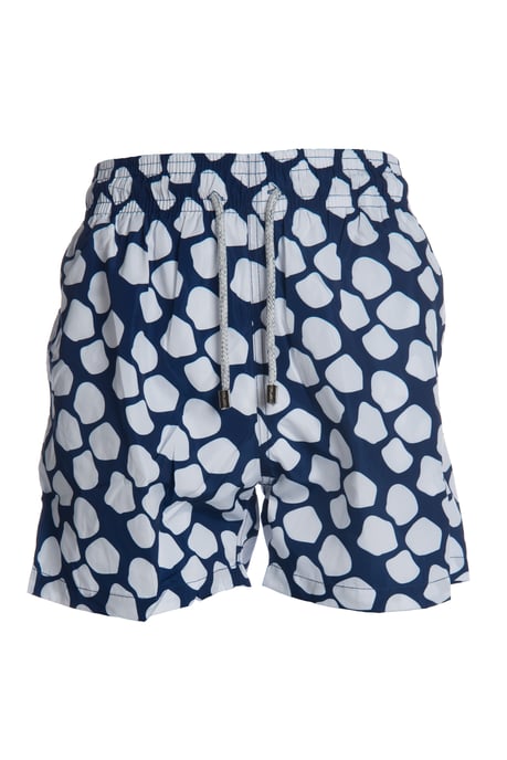 Men's Blue Giraffe Swim Shorts