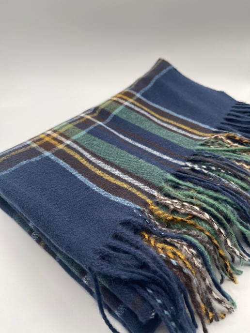 Tartan Woven with Tassels
