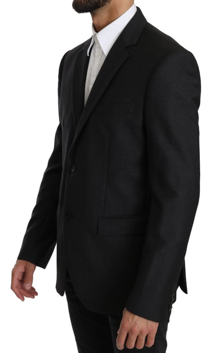 Dolce & Gabbana Blauer Kalbsledergürtel mit Metallverschluss - Image 3