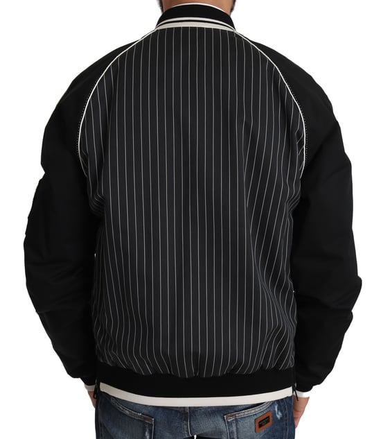 Dolce & Gabbana Veste perlée pailletée noire DD58 SG62 pour homme - Image 5