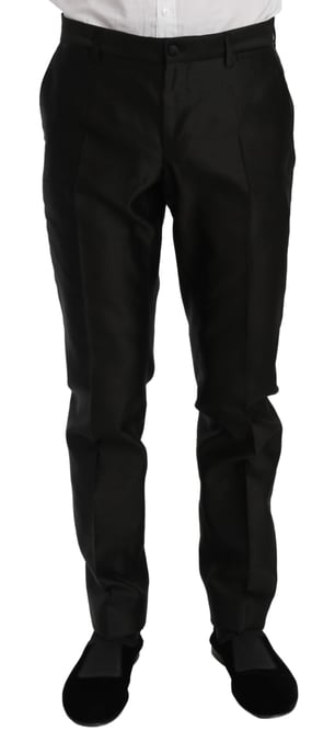 Dolce & Gabbana Grauer Herren Taillengürtel 100% Seide Kummerbund - Image 4