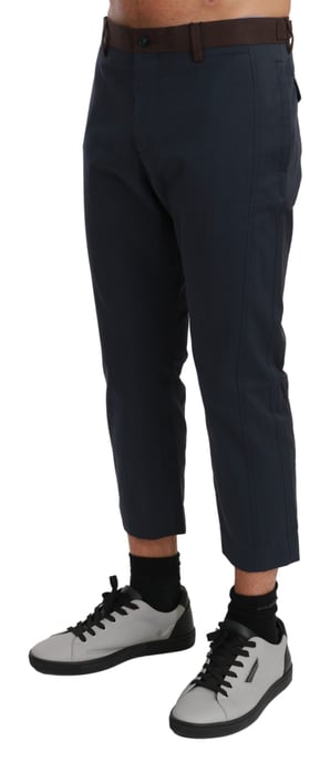 Dolce & Gabbana Braun gestreifte Cropped-Hose Hose - Image 2