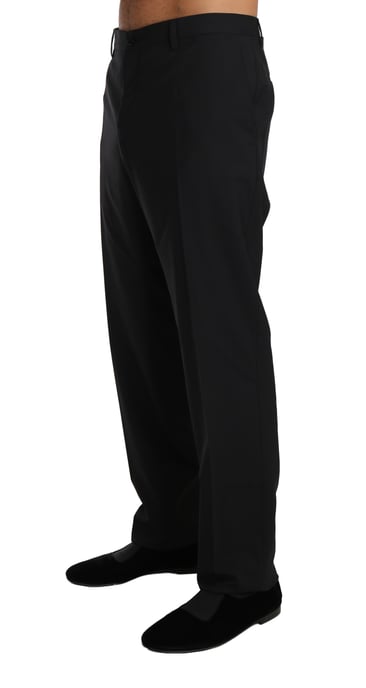 Dolce & Gabbana Schwarze Wollstretch-Anzughose - Image 2