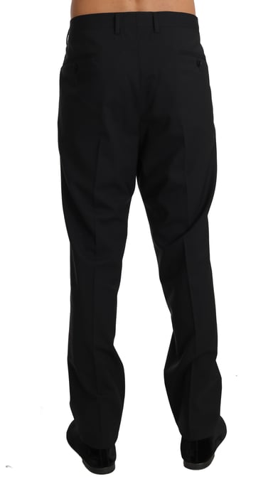 Dolce & Gabbana Schwarze Wollstretch-Anzughose - Image 3