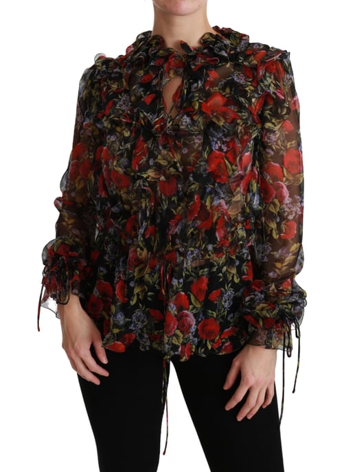 Dolce & Gabbana - Robe longue plissée sans manches verte 100% soie pour femme - Image 1