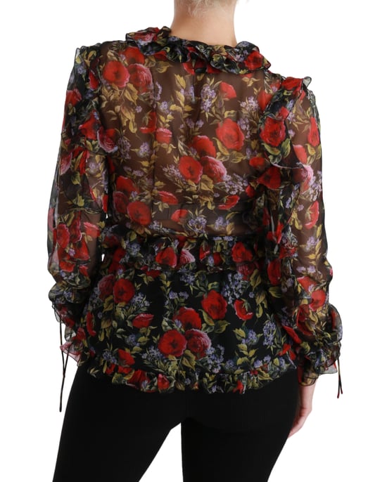 Dolce & Gabbana - Robe longue plissée sans manches verte 100% soie pour femme - Image 4