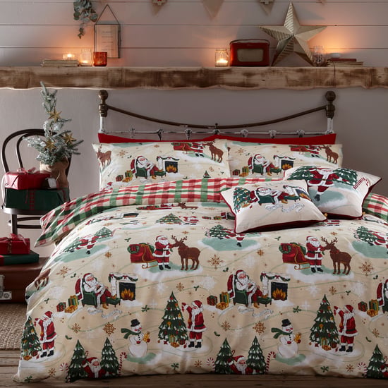 Fröhliches Santa Bettwäsche-Set - Image 1